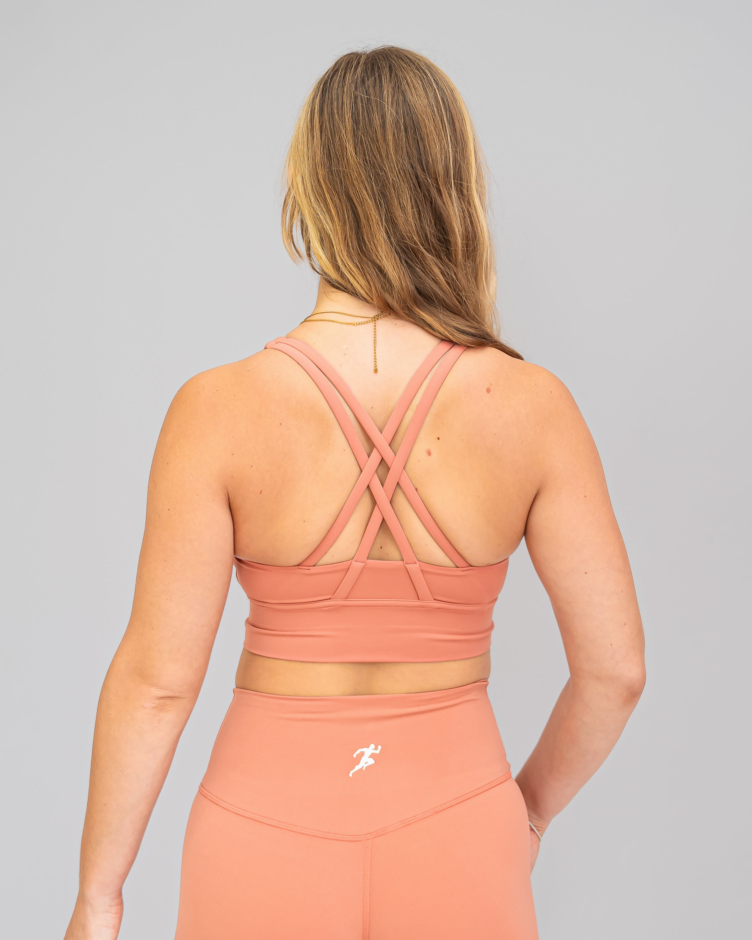 Nova Sports Bra - Coral