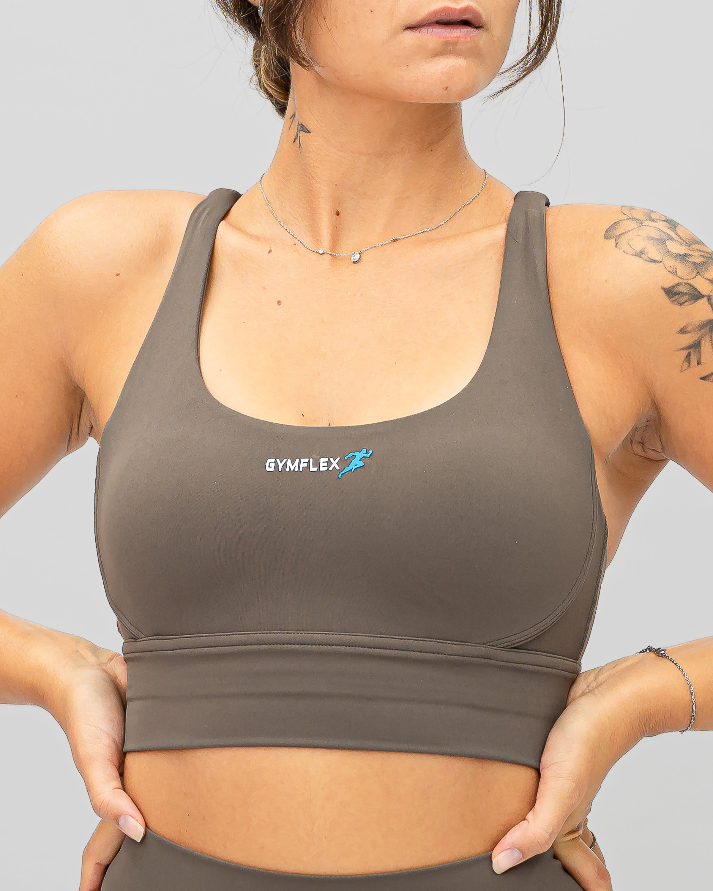 Nova Sports Bra - Khaki brown