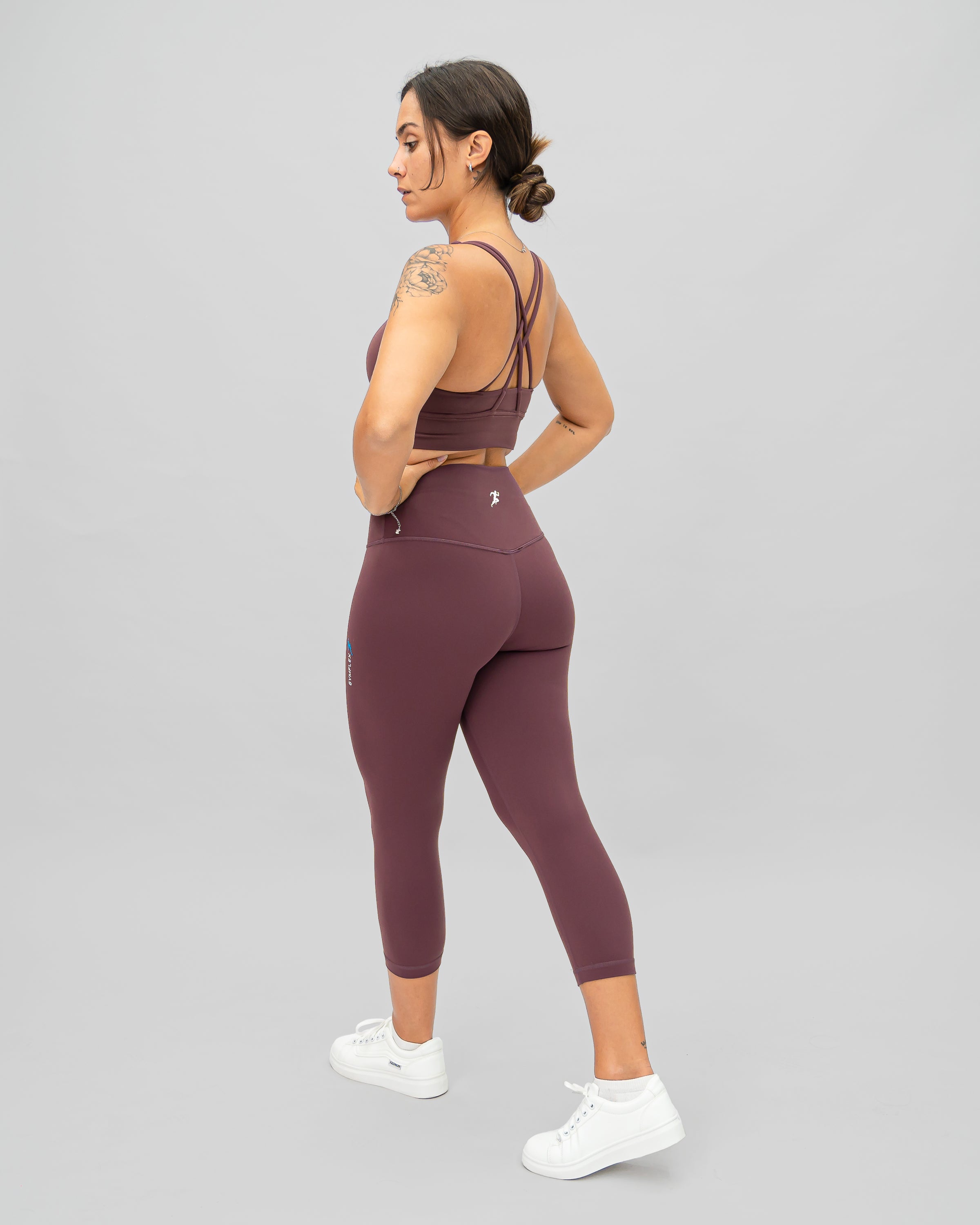 MidRise Leggings - Royal Garnet