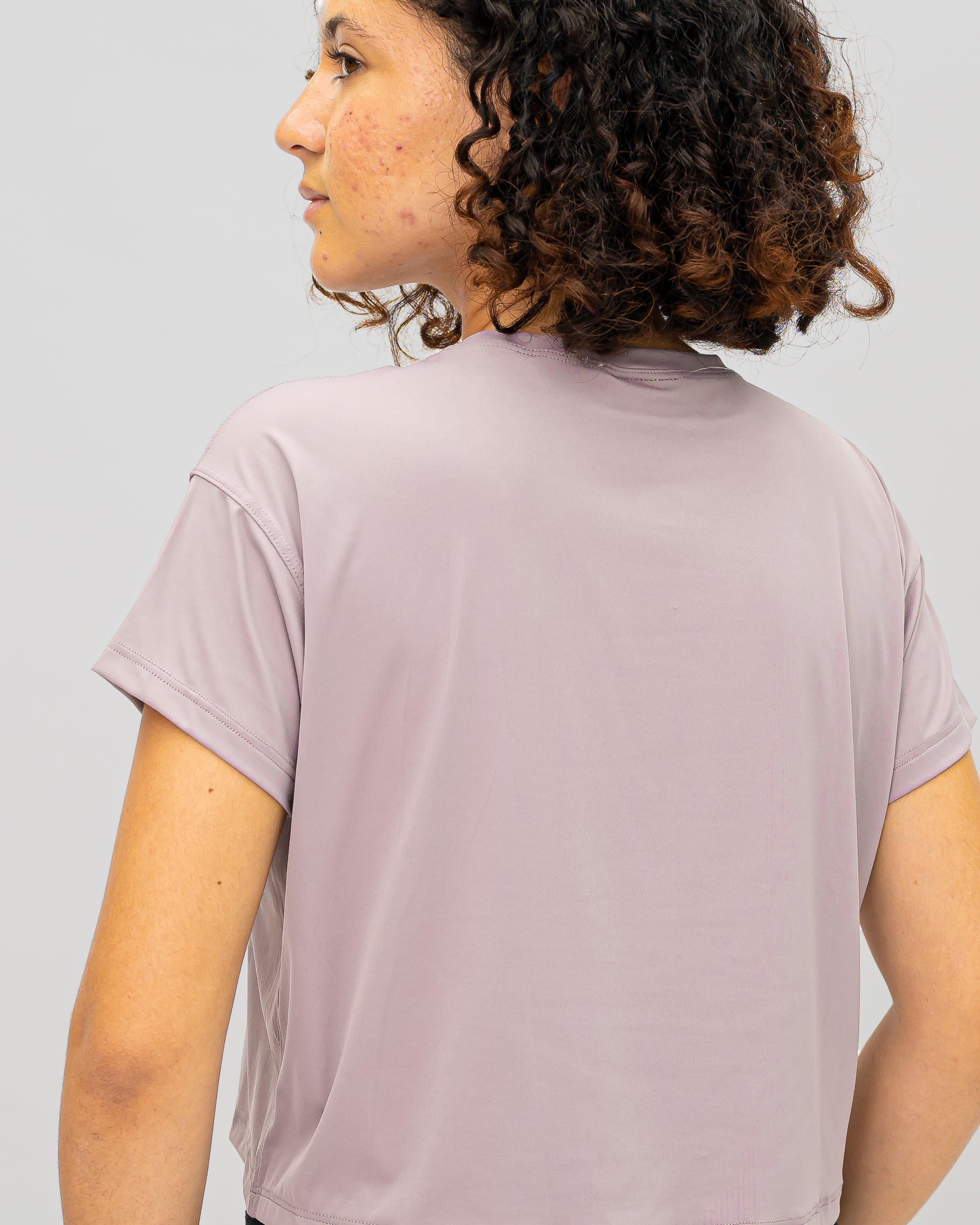 Evolve Crop Tee - Purple