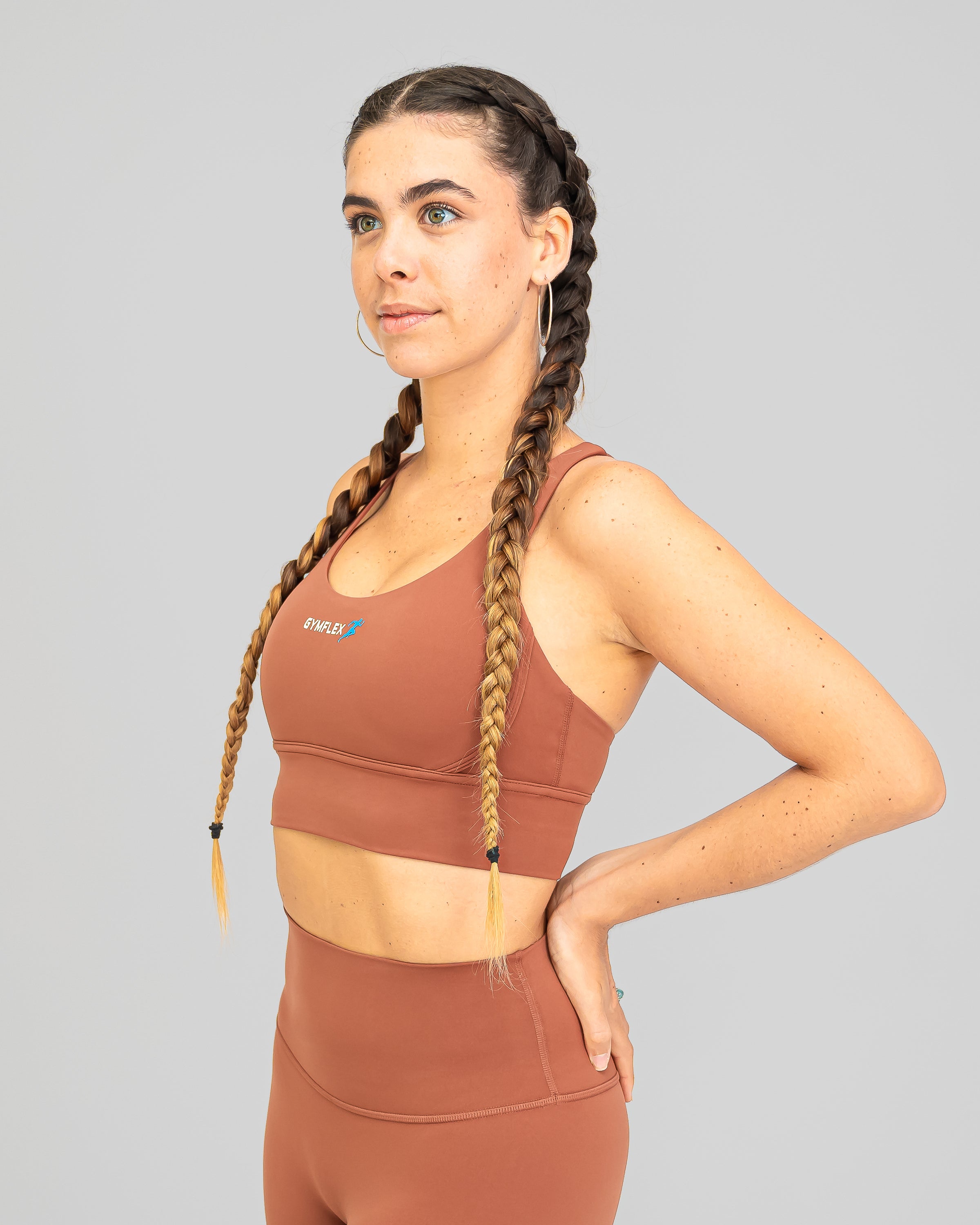 Nova Sports Bra - Brown