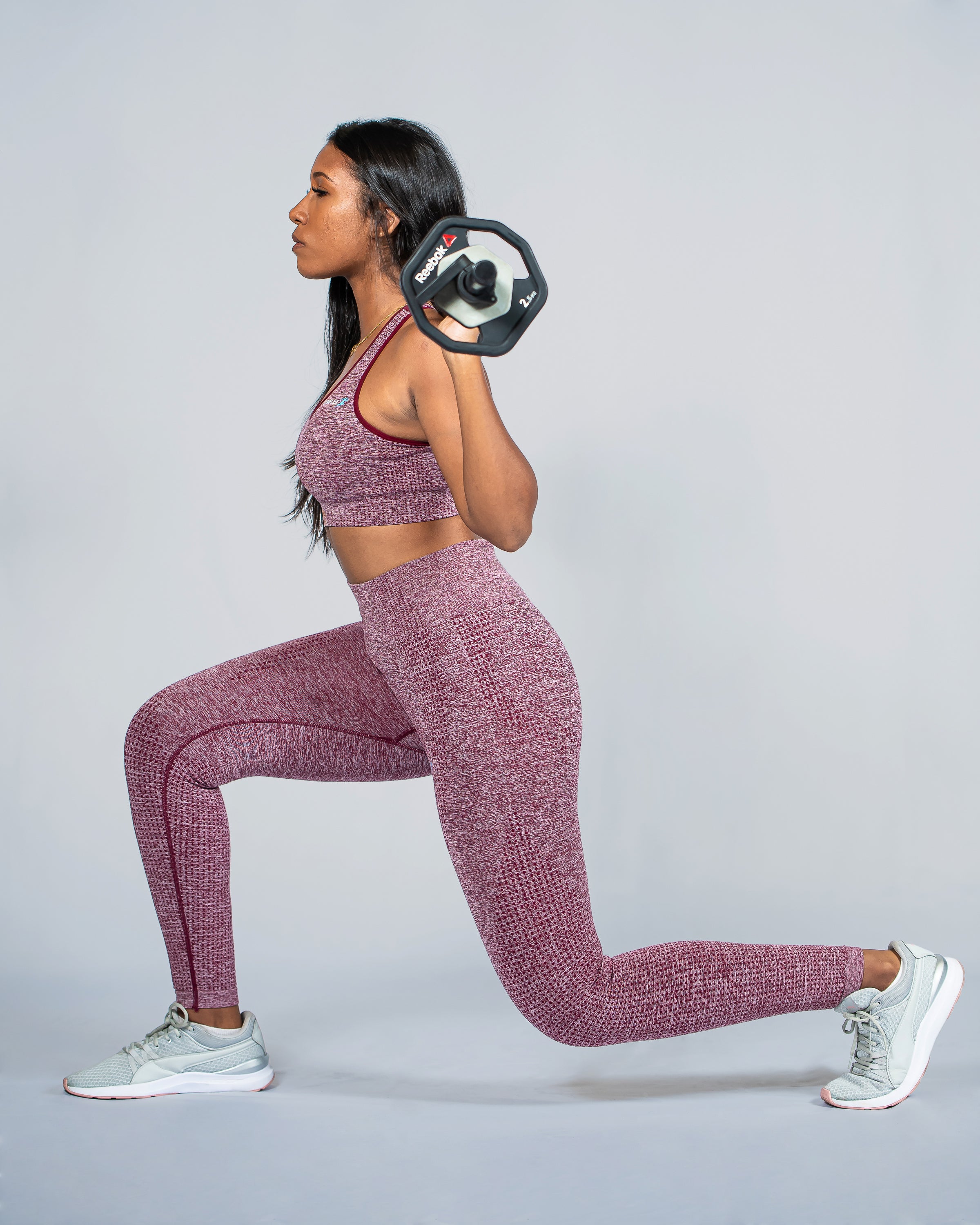 Active Burgundy Seamless Leggings