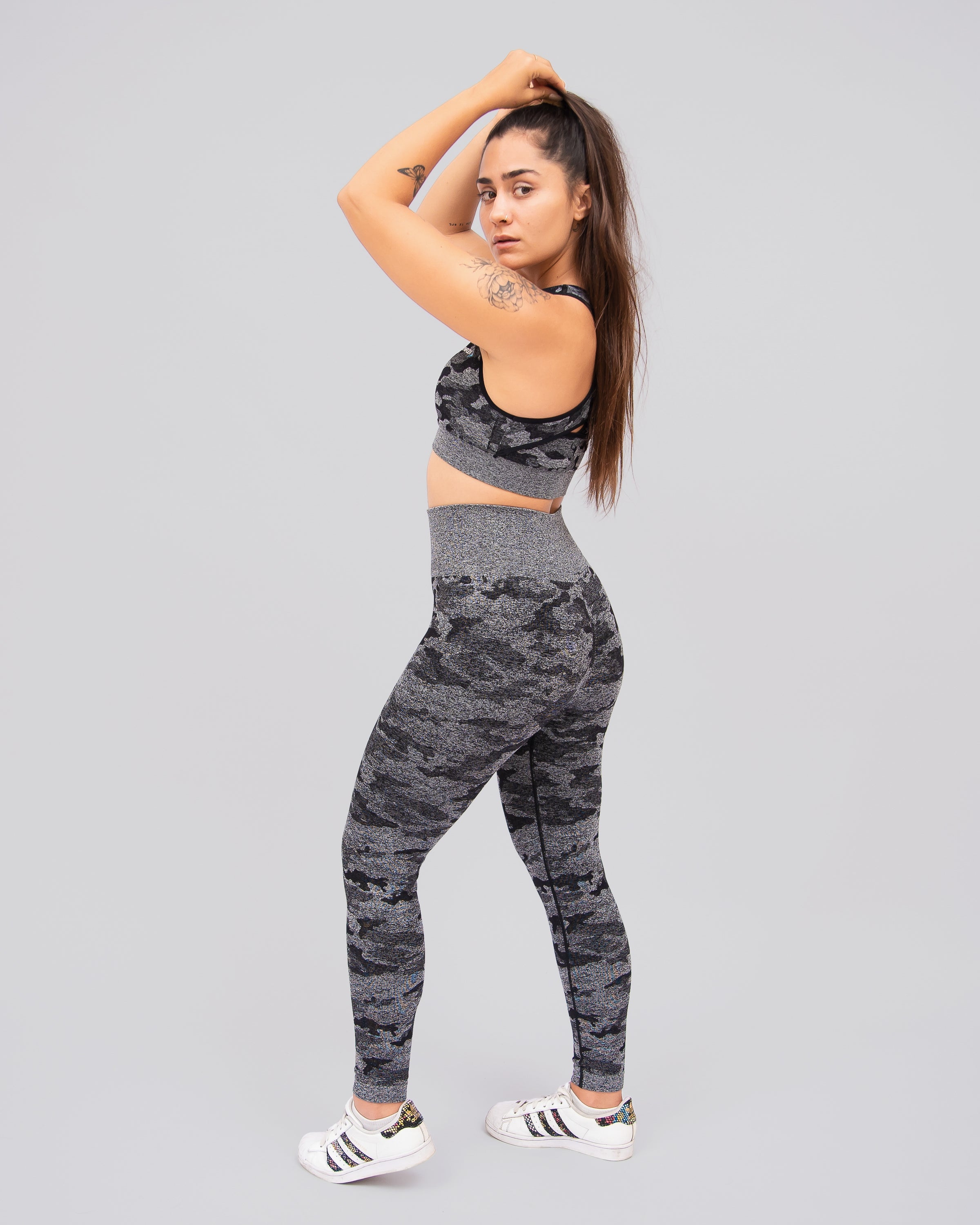 Camo Black Seamless Leggings