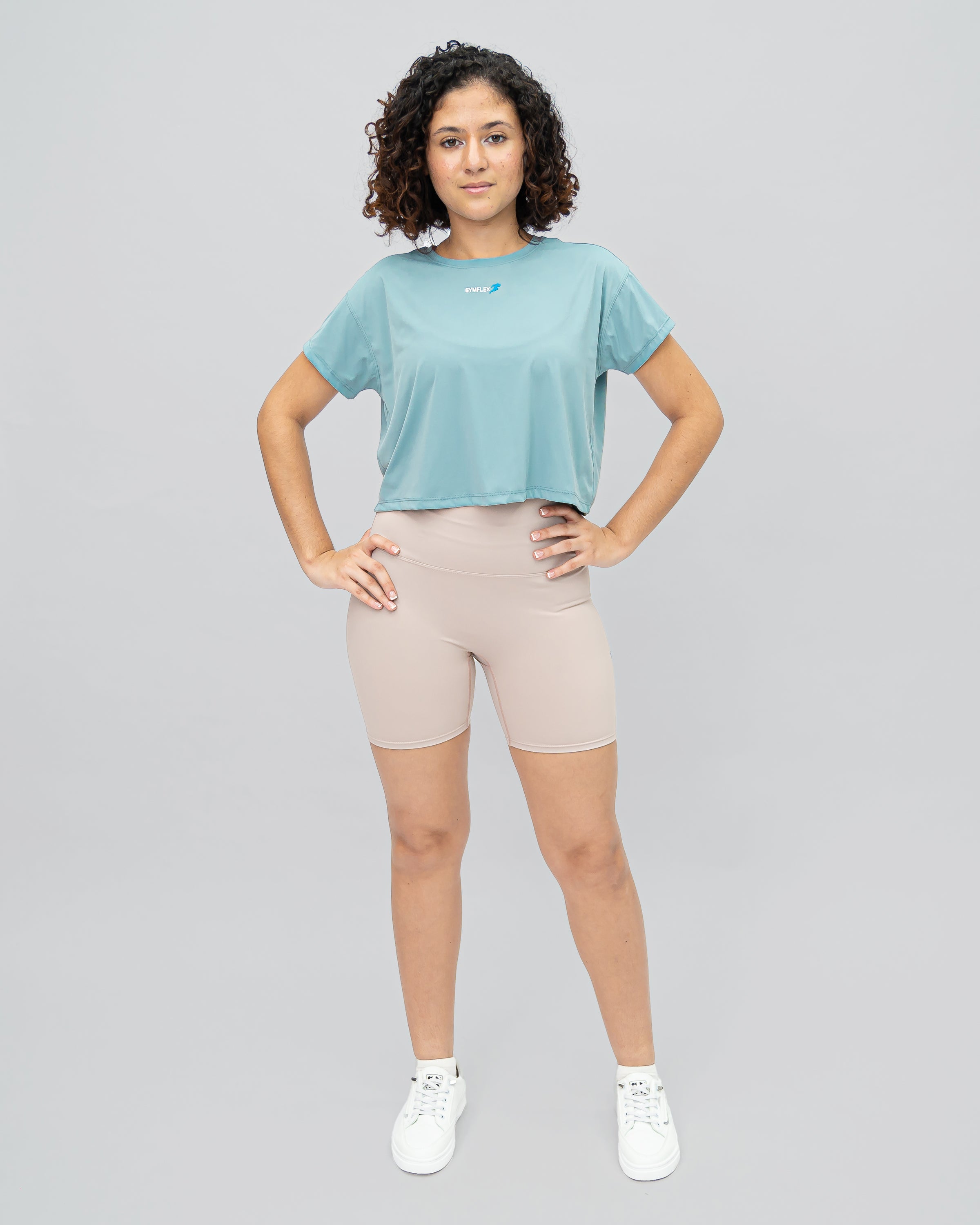 Evolve Crop Tee - Blue