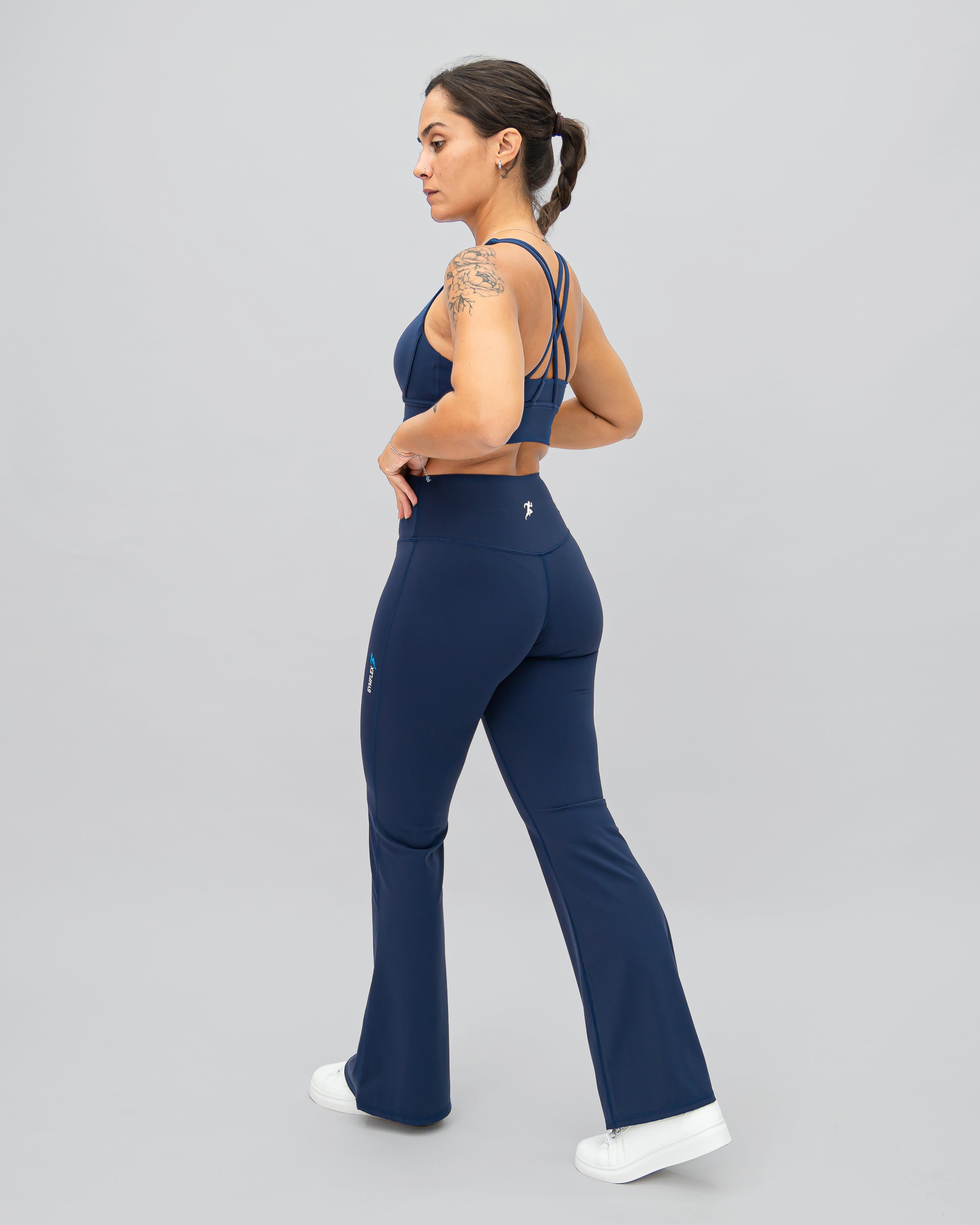 Nova Flare Leggings - Navy