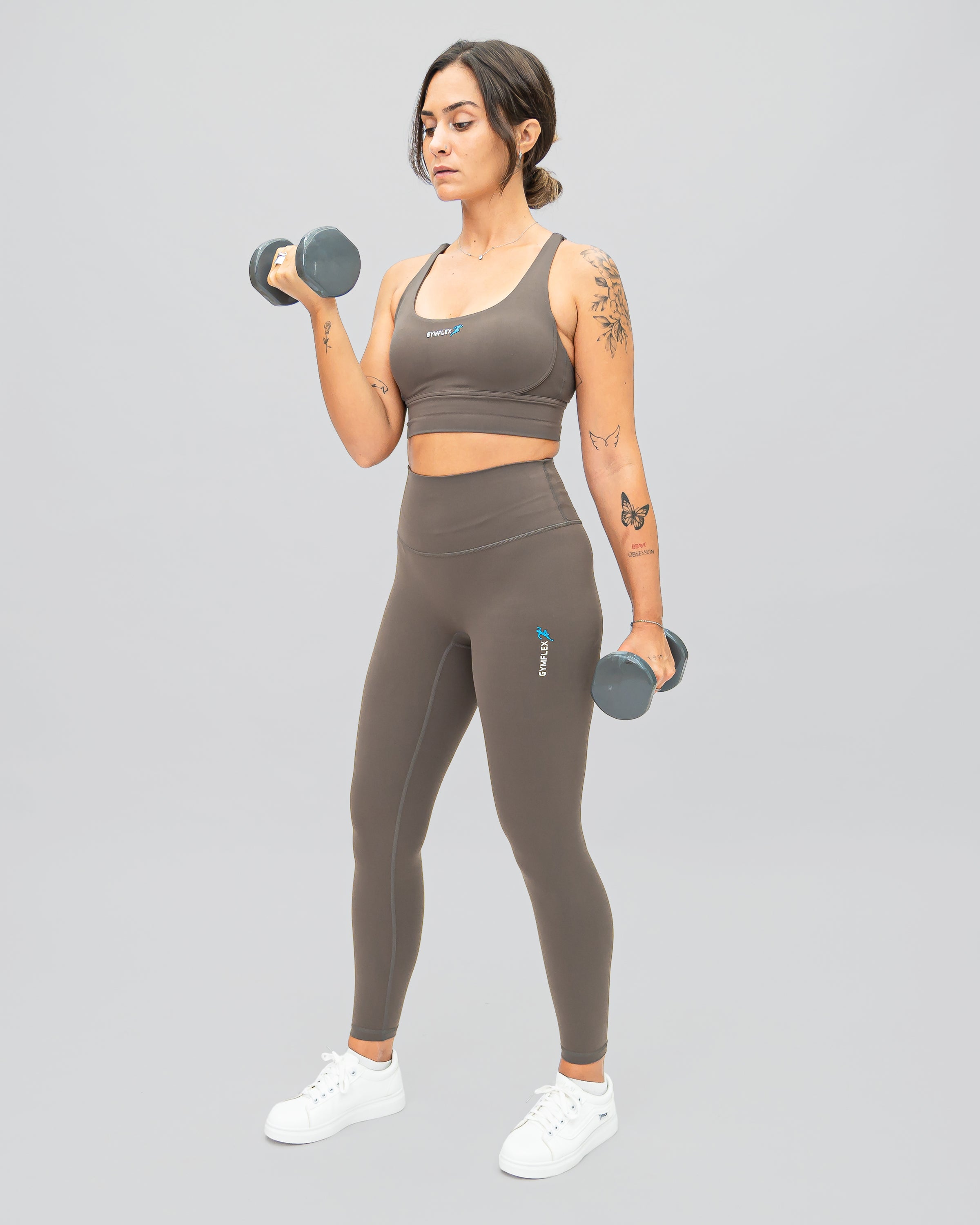 Nova Sports Bra - Khaki brown