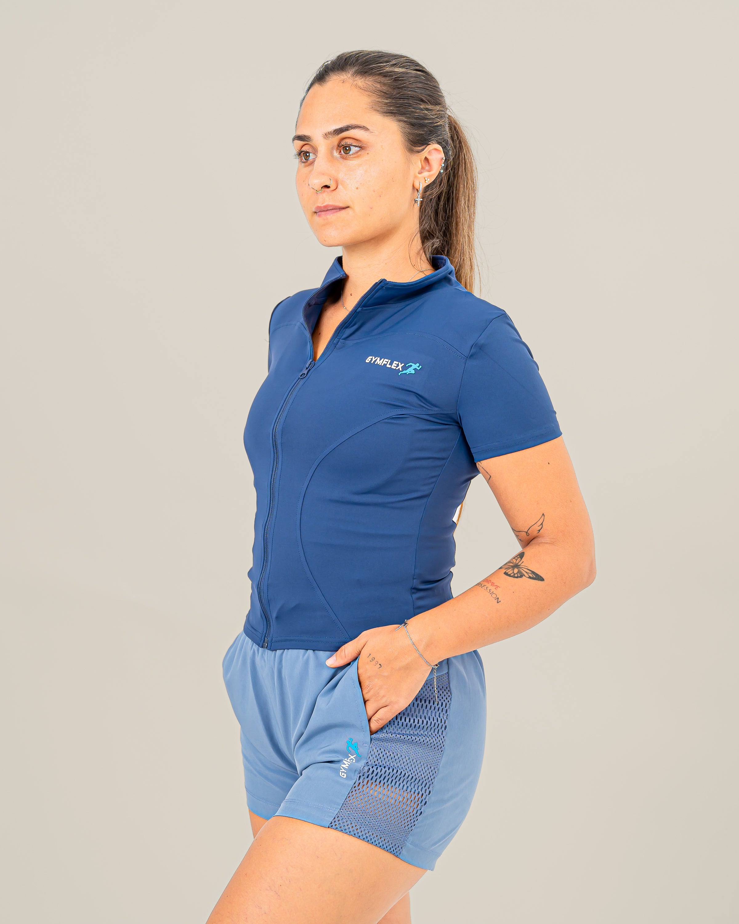 Nova Jacket short sleeve - Navy Blue